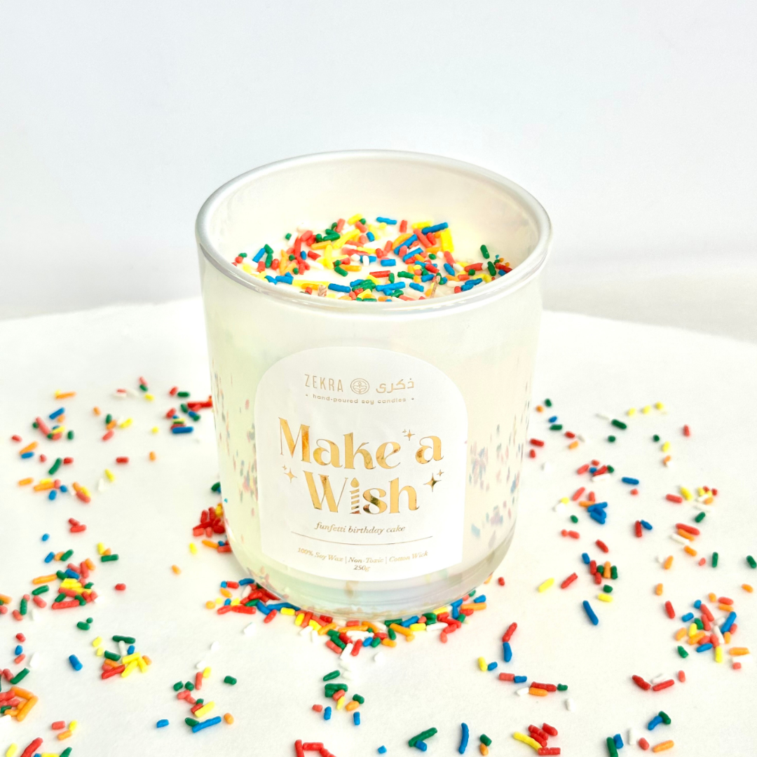 'Make A Wish' Birthday Candle