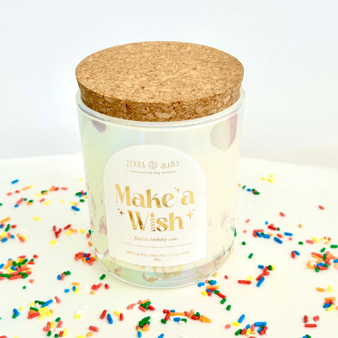 'Make A Wish' Birthday Candle