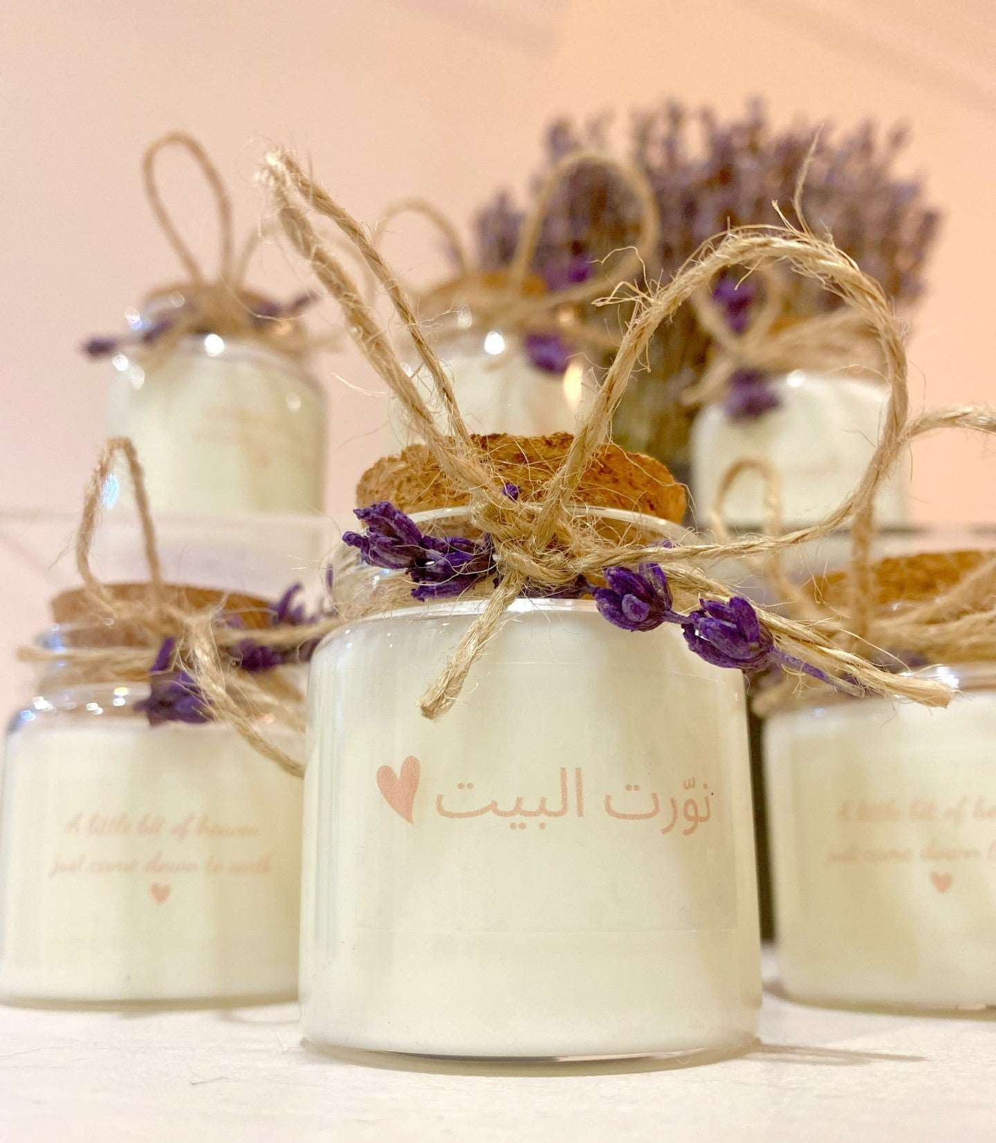 Mini candle clearance favors